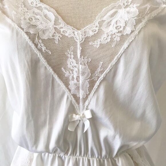 Vintage nylon lace teddy size M - Picture 3 of 10